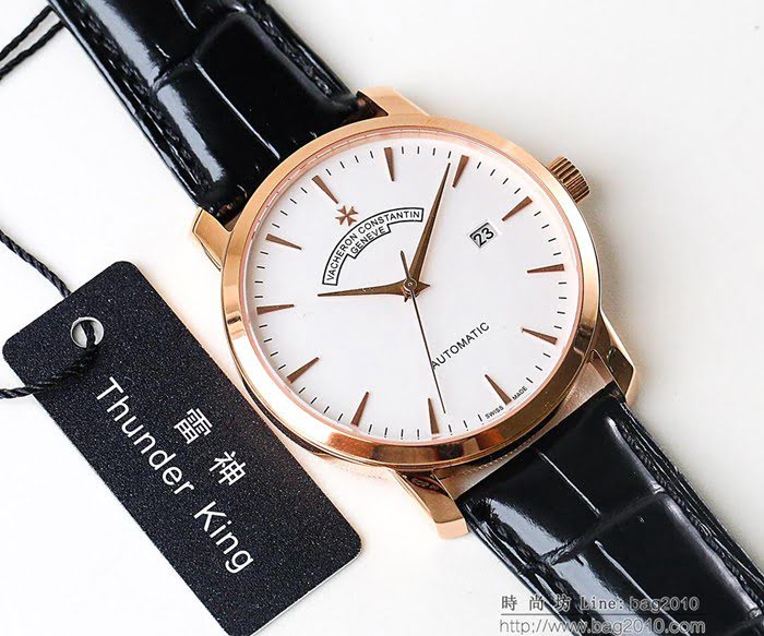江詩丹頓 Vacheron Constantin LS精品 2018新款 進口9015機芯 小牛皮原裝蝴蝶扣 超強防水 高檔男士腕表  wssb3632